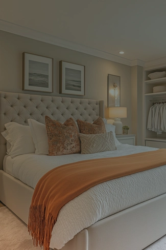 Chambre parentale avec dressing intégré