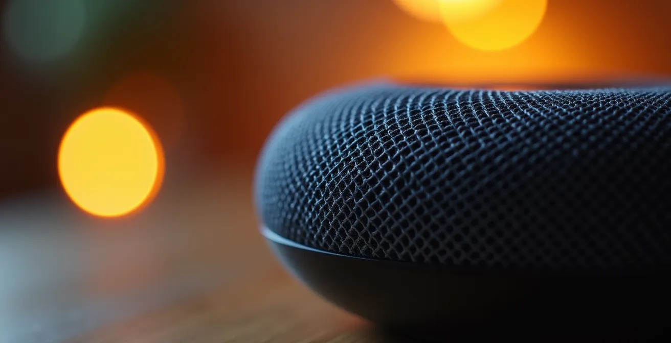 Activation vocale d'un scénario d'éclairage pour simulation de vacances